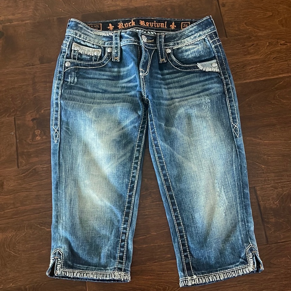 Rock Revival Jeans Size 26 Buckle Denim Capri Rock Revival Karlie C
